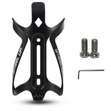 WHeeL UP Regency 自行車鋁製水壺架雙向, 黑色的, 1個