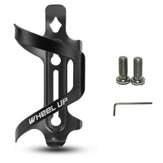 WHeeL UP Regency 自行車鋁製水壺架通用, 黑色的, 1個