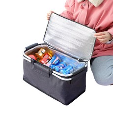 Rose Road 折疊式露營用保冷袋, 灰色