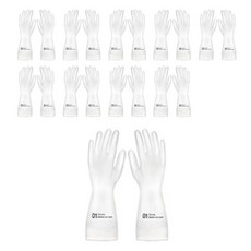 令人印象深刻的挑選字符半透明橡膠手套 S, 刻字, 10雙, 小(S)