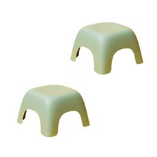 온기 낮은 욕실 의자 중형, 그린