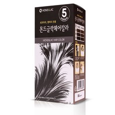 mondglac 染髮劑 1st 60g x 3p + 2nd 60g x 3p set, 5號天然深棕色, 1套