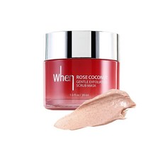 when 玫瑰椰子去角質磨砂膏, 30ml, 1罐