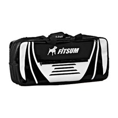 핏섬 배드민턴 2단 사각 가방 BAG2003, 블랙화이트, 1개