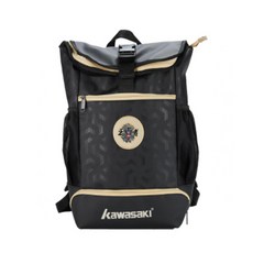 가와사키 배드민턴 백팩 KBB-8201, 골드 다크그레이, 1개