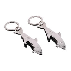 Pop MINDS鑰匙圈 鯊魚開瓶器, 單色, 2個