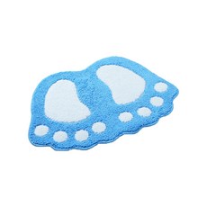 Star Sole Bath 腳踏板 48 x 67cm, 藍色, 1個