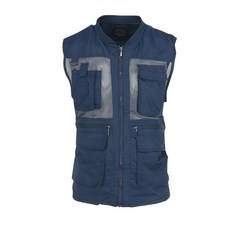 Pelaus 男士多口袋立領網眼背心 OCVRV6013M1