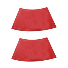 드방스 다이닝 테이블 매트, 레드, 51 x 32 cm, 2개