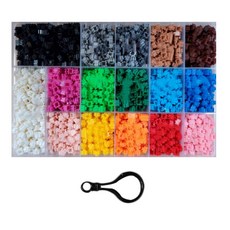 남아용 디폼블럭 A 3000 세트, 검정(디폼블럭), 랜덤발송(가방고리), 1개