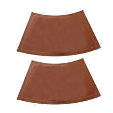 드방스 다이닝 테이블 매트, 브라운, 51 x 32 cm, 2개