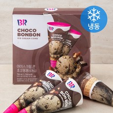 배스킨라빈스 아이스크림 콘 초코봉봉 (냉동), 150ml, 5개입, 1박스