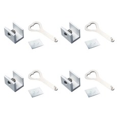 單開關窗框安全鎖, 4個