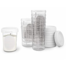 Swabinex 零零嬰兒食品儲存容器 200 毫升, 混色, 10入, 200ml