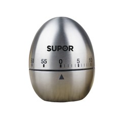 Home with me 不鏽鋼烹飪計時器, 銀色, 1個