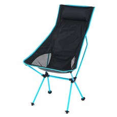 露營用休閒椅, 黑色, 1個