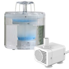 DING DONG PET 寵物活水透明飲水機 水中幫浦, 單一顏色, 1個