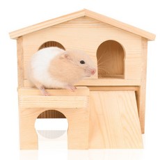 Trendy Cube倉鼠木屋裝飾品 2層屋, 混合顏色, 1個