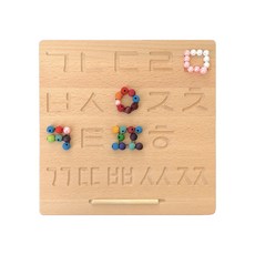 西瓜家族木質描寫板 韓文, 混色