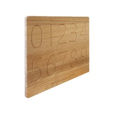 西瓜家族木質描寫板 數字 新版, 混色