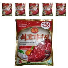 식자재왕 실속 쇠고기다시 조미료, 6개, 2kg