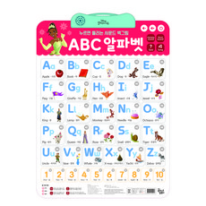 디즈니 프린세스 누르면 들리는 사운드 벽그림 : ABC 알파벳, 꿈꾸는달팽이