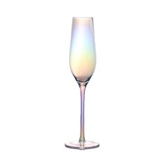 Cozy Table 極光稜鏡全息玻璃香檳杯 基本款, 210ml, 1個