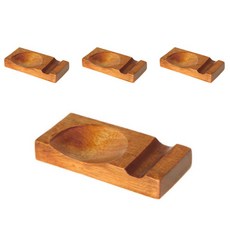 Koif古董木製餐具架, 單一顏色, 4個