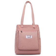 BAGnBAGs 여성용 데일리 노트북 숄더백 NB-07, 라이트핑크