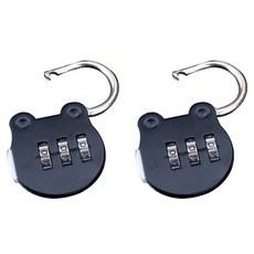 Hariko 青蛙3段鎖 黑色, 2套