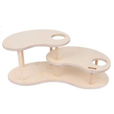 AOLO 倉鼠木製三層平臺, 單一顏色, 1個