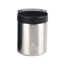 MANNA 芯家瑪娜保溫飯盒竹盒, 銀, 500毫升