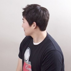 男士短假髮, 淺黑色, 1組