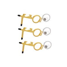 防汙握把棒 黃色, 3個