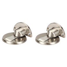 門防撞磁鐵 銀色, 2個