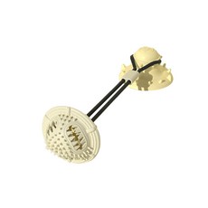 반려견 이갈이 무는 비행기 장난감, Yellow, 1개