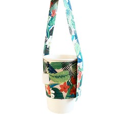 HG Snap Cup Holder Carrier Basic Snap Type 綠色 Aloha 1, 1件, 1個