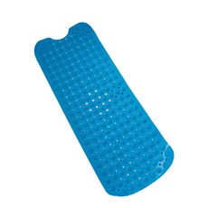 Yellofl 吸附式防滑浴室墊 100 x 40 cm, 深藍色, 1個