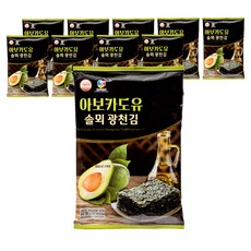 KWANG CHUN SOLMOI FOOD 酪梨油廣川整張海苔, 20g, 10包