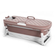 折疊式簡易浴缸 M, 粉色的, 1個