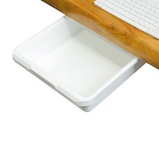 모모 부착형 책상밑 수납 정리함 1층, 1개