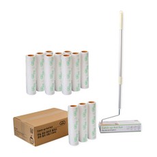 Gry Mon 通用巨型膠帶清潔器手柄 + 紙漿筆芯 12 件套, 1組