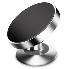 블루무역 휴대폰 마그네틱 자석 거치대 기본형 109-B, 1개, 실버