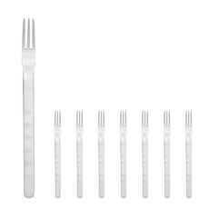 Corelle 康寧 素色餐叉, 單色, 8個