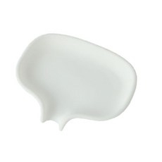 Better Hands 自體排水矽膠肥皂架, 白色, 1個