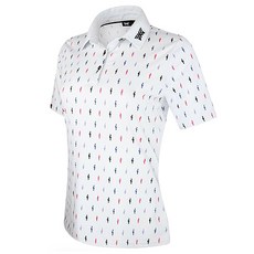 PXG 女式仙人掌 Polo 短袖立領襯衫 PXG 1M604