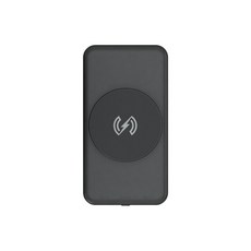 에어독 착 맥세이프 마그네틱 무선충전 보조배터리, 블랙, MWPB-5000