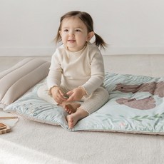 주호데코 알러지케어 일체형 낮잠이불 세트, 포레스트