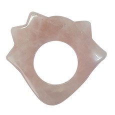 粉晶刮痧板, 1個, 戒指(BR6-7)