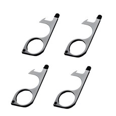 手指防汙觸控筆 黑色, 4個